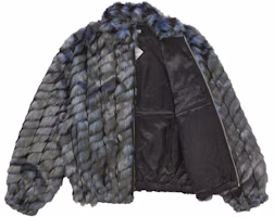 Order Supreme 2-Tone WINDSTOPPER Faux Fur Jacket Blue