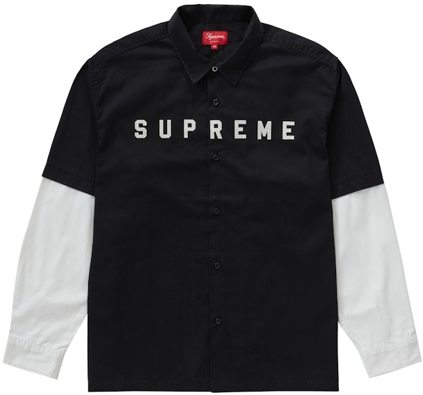 supreme-2-tone-work-shirt-black