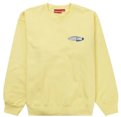 Supreme 212 Crewneck Light Yellow Buy Supreme 212 Crewneck Light Yellow