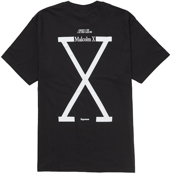 supreme-40-acres-malcolm-x-tee-black