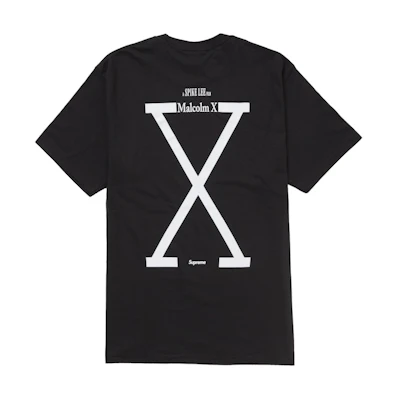 Supreme 40 Acres Malcolm X Tee Black