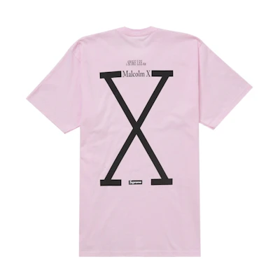 Supreme 40 Acres Malcolm X Tee Pink
