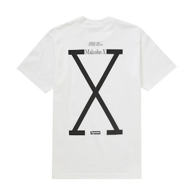 Supreme 40 Acres Malcolm X Tee White