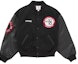 Buy Chaqueta Varsity Negra Supreme 40 Acres Malcolm X.