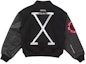 Lookbook Chaqueta Varsity Negra Supreme 40 Acres Malcolm X.
