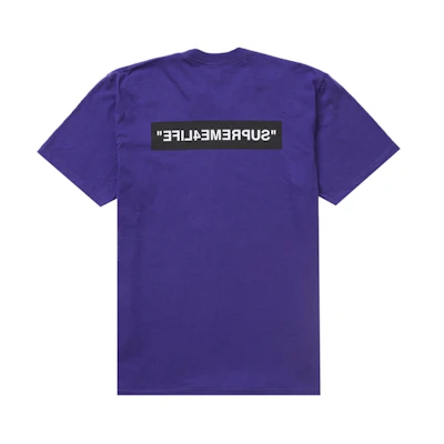 Supreme 4 Life Tee Purple