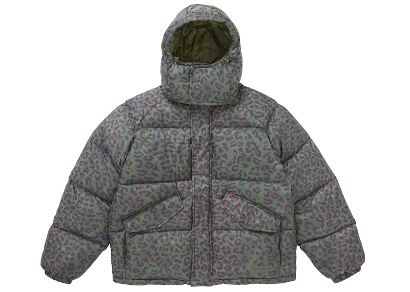 Buy 슈프림 700 필 다운 경량 퍼퍼 재킷 레오파드
