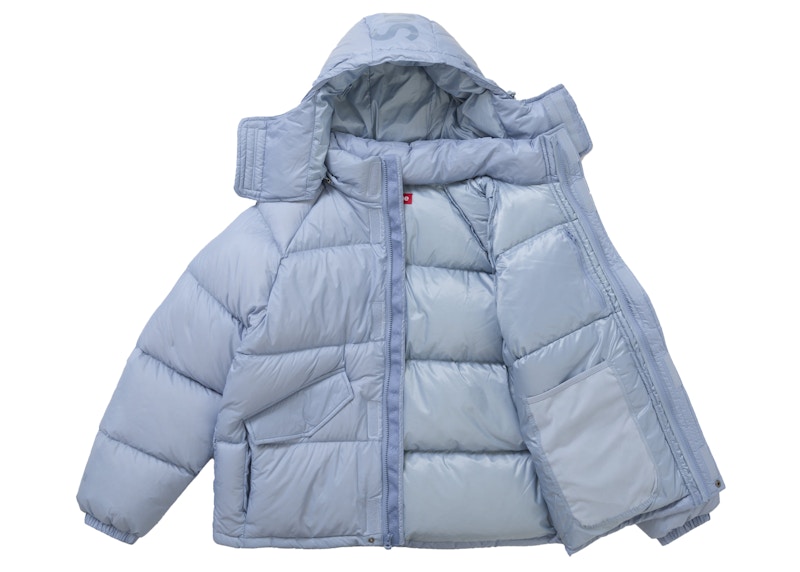 Order シュプリーム 700フィル ダウン ライトウェイト パファージャケット ライトブルー