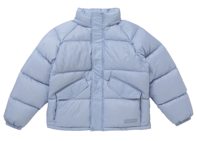 Shop シュプリーム 700フィル ダウン ライトウェイト パファージャケット ライトブルー