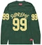 Buy Supreme 99 长袖足球上衣 绿色