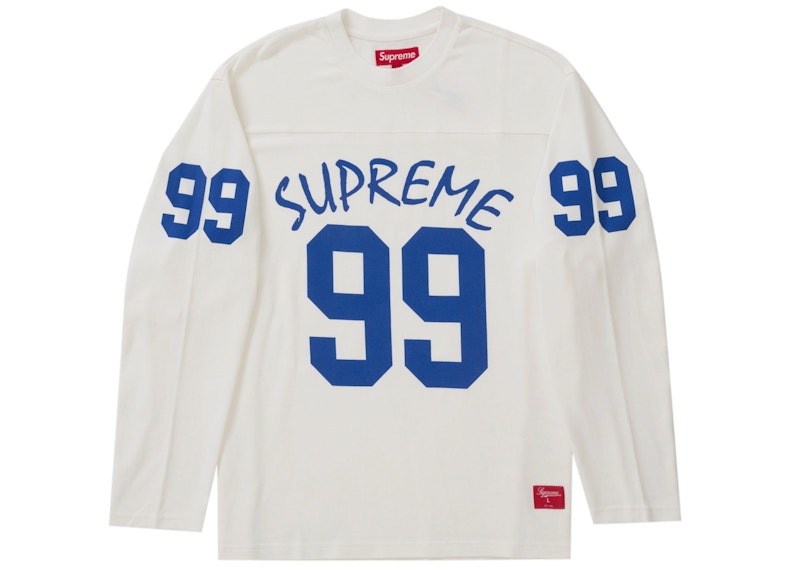 Supreme 99 L/S Football Top White