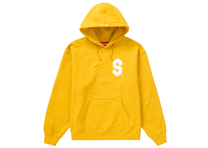 Supreme $ Hooded Sweatshirt Gold