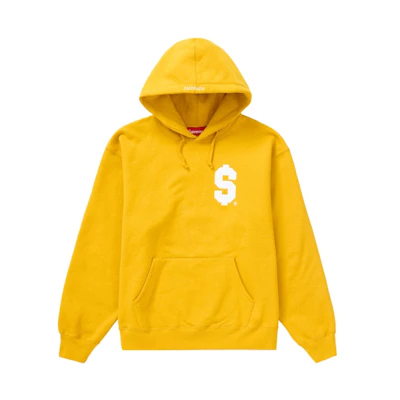 Supreme $ Hooded Sweatshirt Gold