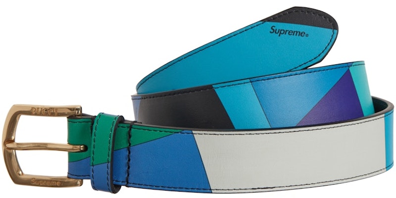 Supreme®/Emilio Pucci® Belt Blue Buy Supreme®/Emilio Pucci® Belt Blue