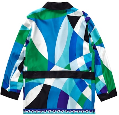 Supreme®/Emilio Pucci® Silk Smoking Jacket Blue Lookbook Supreme®/Emilio Pucci® Silk Smoking Jacket Blue