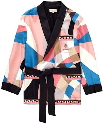 Supreme®/Emilio Pucci® 丝绸烟斗夹克 雾粉色 Buy Supreme®/Emilio Pucci® 丝绸烟斗夹克 雾粉色