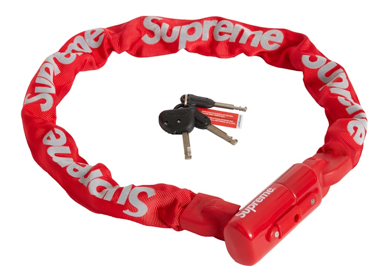 Buy Supreme®/Kryptonite 红色链条锁