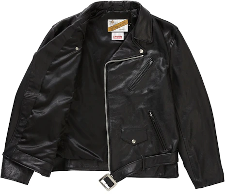 Jaket Kulit Hitam Supreme/Schott 'The Crow' Perfecto Lookbook Jaket Kulit Hitam Supreme/Schott 'The Crow' Perfecto