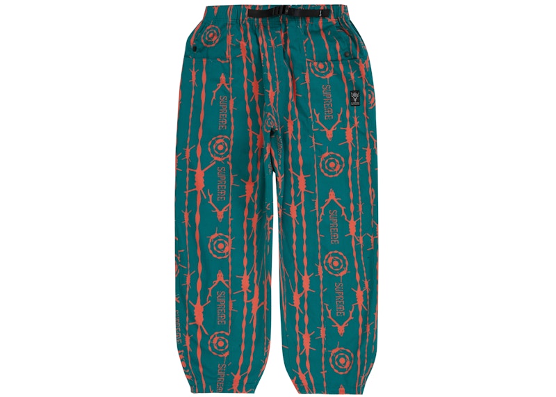 Supreme®/SOUTH2 WEST8 Belted Pant Teal Pattern