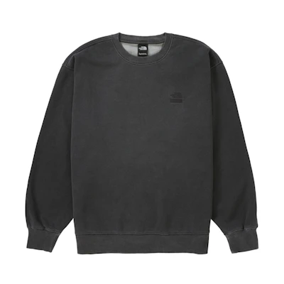 Supreme®/TNF® Pigment Printed Crewneck Black