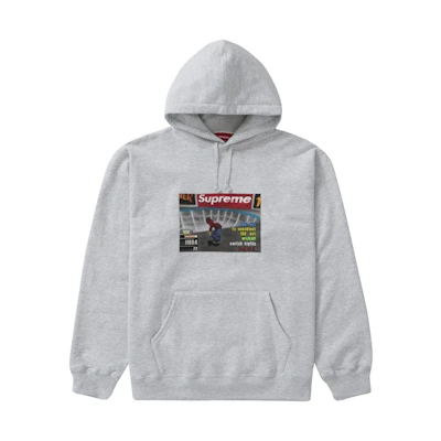 Supreme®/Thrasher® Hooded Sweatshirt Ash Grey