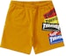 Buy Supreme®/Thrasher® Multi Logo Sweatshort Gold