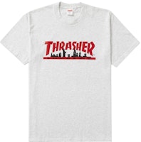 Supreme®/Thrasher® Skyline Tee Ash Grey Supreme®/Thrasher® Skyline Tee Ash Grey