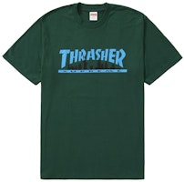 Supreme®/Thrasher® Skyline Tee Dark Green Supreme®/Thrasher® Skyline Tee Dark Green