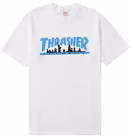 Supreme®/Thrasher® Skyline Tee White