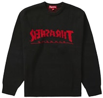 Supreme®/Thrasher® Sweater Black Supreme®/Thrasher® Sweater Black