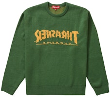 Supreme®/Thrasher® Sweater Green Supreme®/Thrasher® Sweater Green