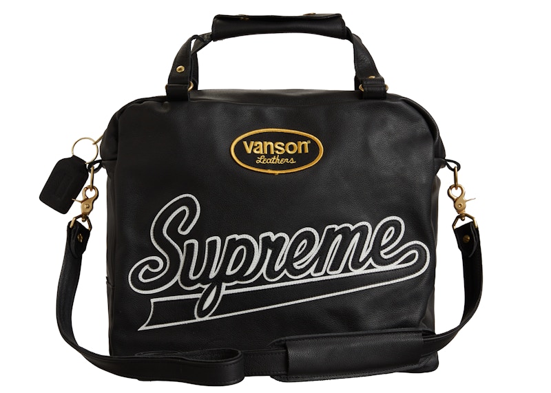 Supreme®/Vanson Leathers® Spider Web Bag Black