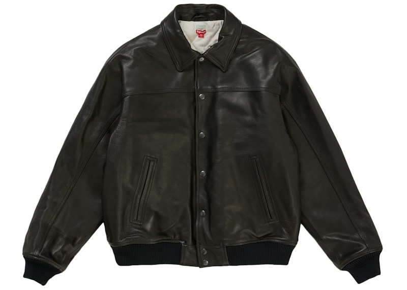 Supreme A.PRESSE Leather Jacket Black