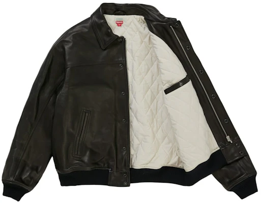 Supreme A.PRESSE Leather Jacket Black Order Supreme A.PRESSE Leather Jacket Black