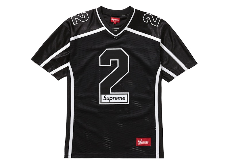 Buy Supreme Above All Football Jersey Black - Novelship