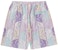 Supreme Abstract Textured Knit Short Pale Blue