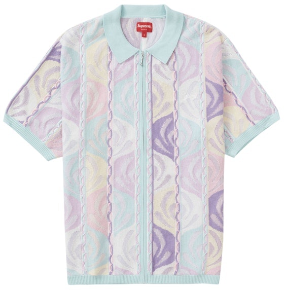 supreme-abstract-textured-zip-up-polo-pale-blue