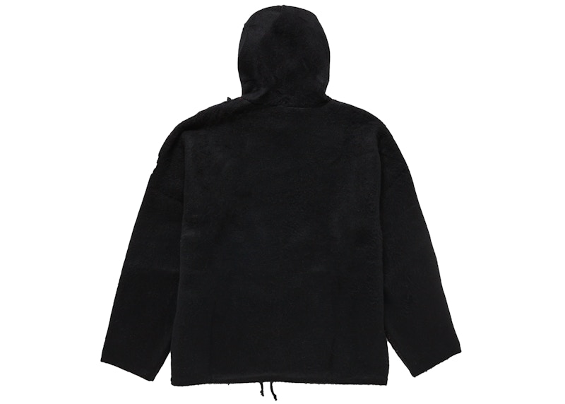 Supreme Accent Brushed Zip Up Hooded Sweater Black 圖 2