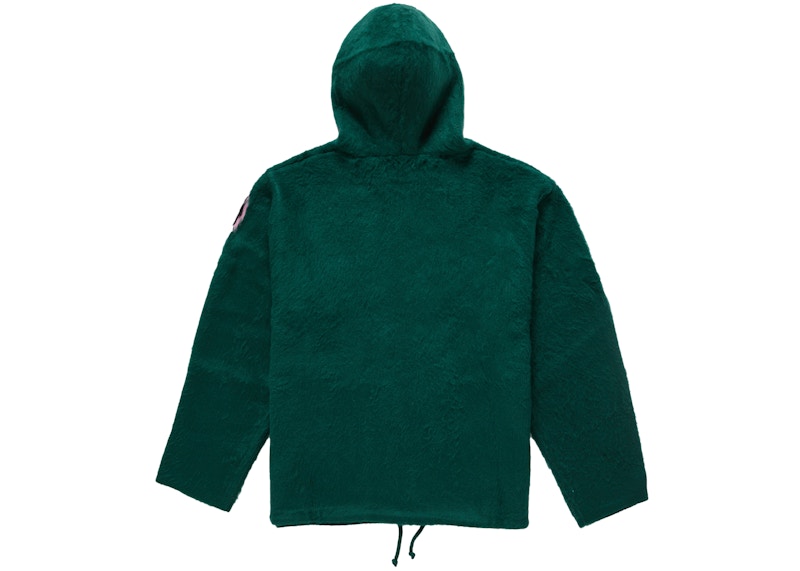 Supreme Accent Brushed Zip Up Hooded Sweater Green 圖 2