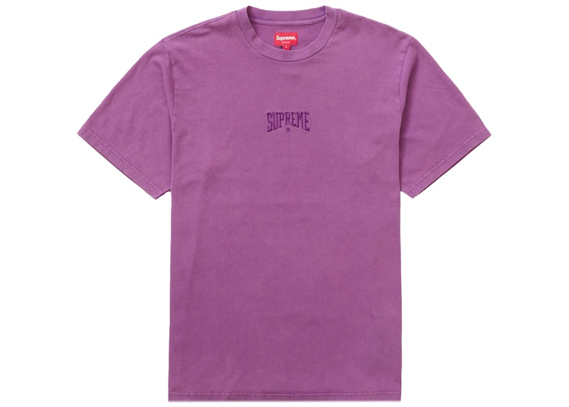 Supreme Acid Wash S/S Top 'Plum'