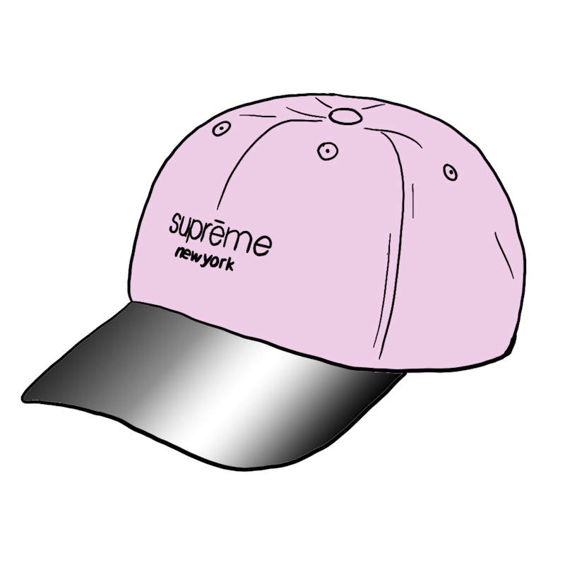 Supreme Acrylic Visor 6-Panel Light Purple