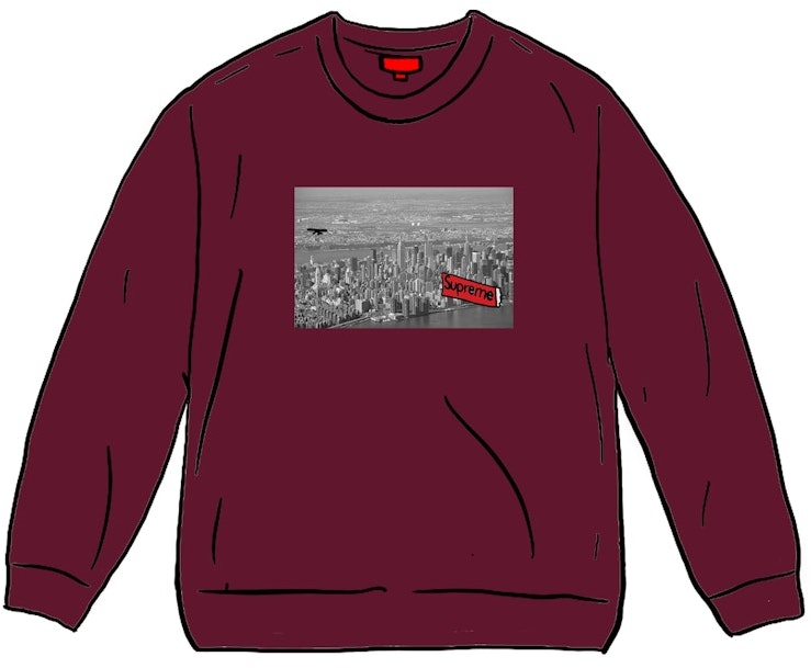 supreme-aerial-crewneck-burgundy