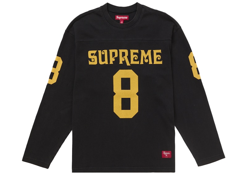 Supreme Affiliated L/S Football Top Black
