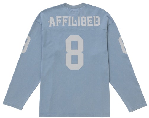 슈프림 어필리에이티드 롱슬리브 풋볼 탑 더스티 블루 Order 슈프림 어필리에이티드 롱슬리브 풋볼 탑 더스티 블루