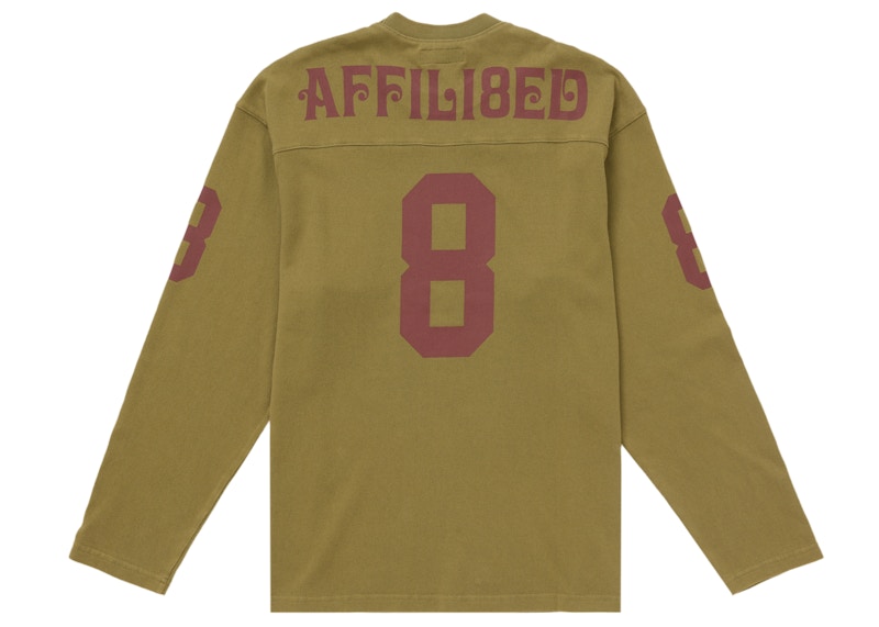 Supreme Affiliated L/S Football Top Light Olive 圖 2