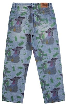 Supreme All Dogs Go To Heaven Loose Fit Jean Washed Indigo Order Supreme All Dogs Go To Heaven Loose Fit Jean Washed Indigo