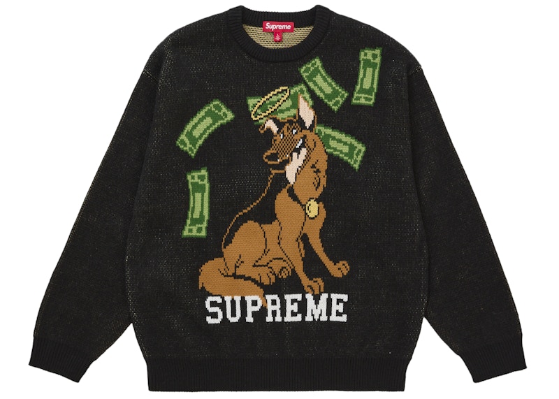 Supreme All Dogs Go To Heaven Sweater Black
