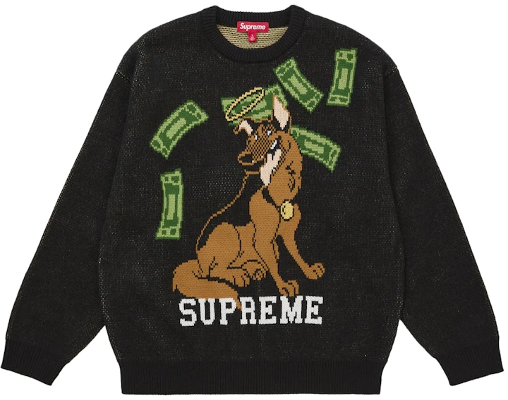 supreme-all-dogs-go-to-heaven-sweater-black