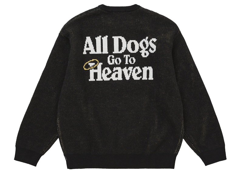 Order Supreme Suéter Negro All Dogs Go To Heaven