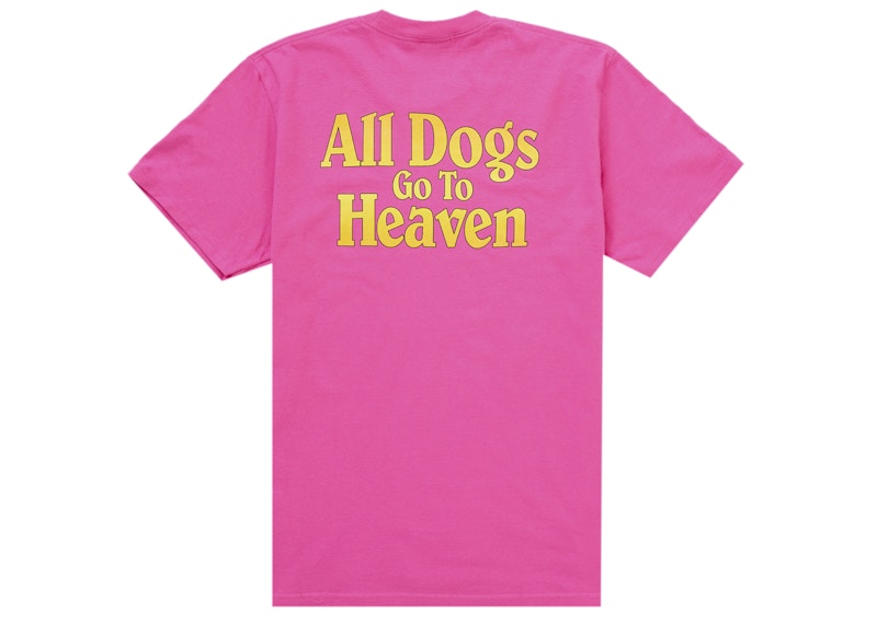 Supreme All Dogs Go To Heaven Tee Fuchsia 圖 2